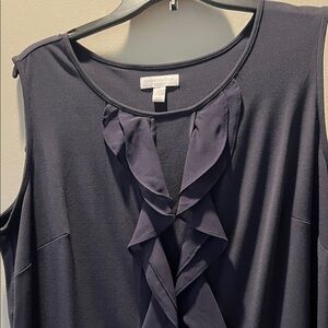 Charter Club Navy Blue Knit Top